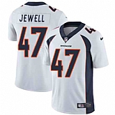 Nike Men & Women & Youth Broncos 47 Josey Jewell White NFL Vapor Untouchable Limited Jersey,baseball caps,new era cap wholesale,wholesale hats